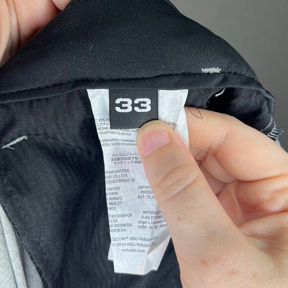 Volcom Gray Swim Shorts - Size 33 - Picture 4 of 7